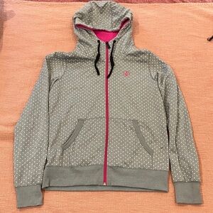 Volcom med wm’s Polka Dot zip up hoodie sweater / Jacket
